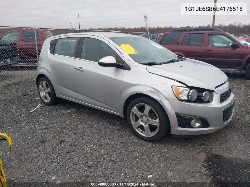 2014 Chevrolet Sonic Ltz Auto VIN: 1G1JE6SB6E4176518 Lot: 40868303