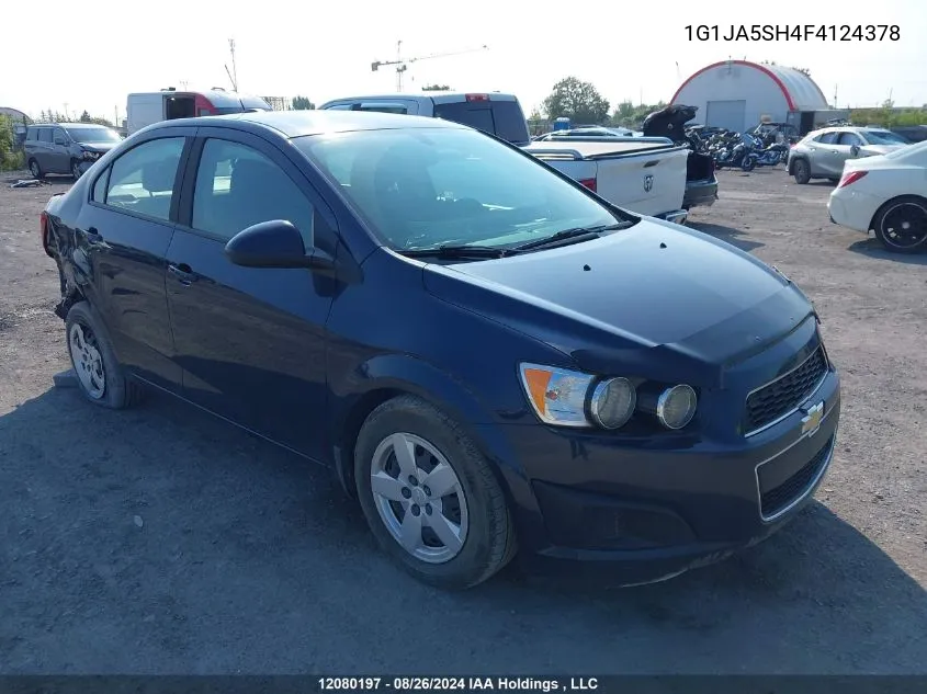 1G1JA5SH4F4124378 2015 Chevrolet Sonic