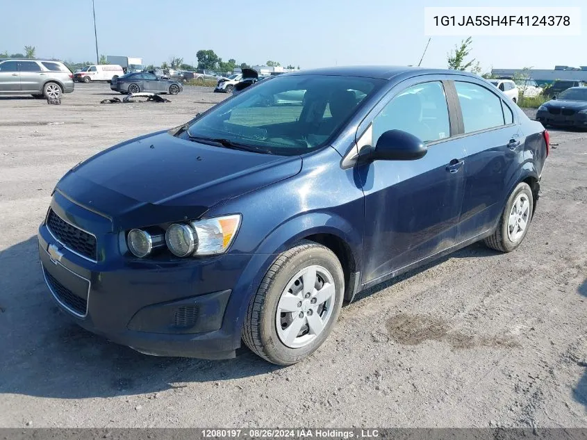 1G1JA5SH4F4124378 2015 Chevrolet Sonic