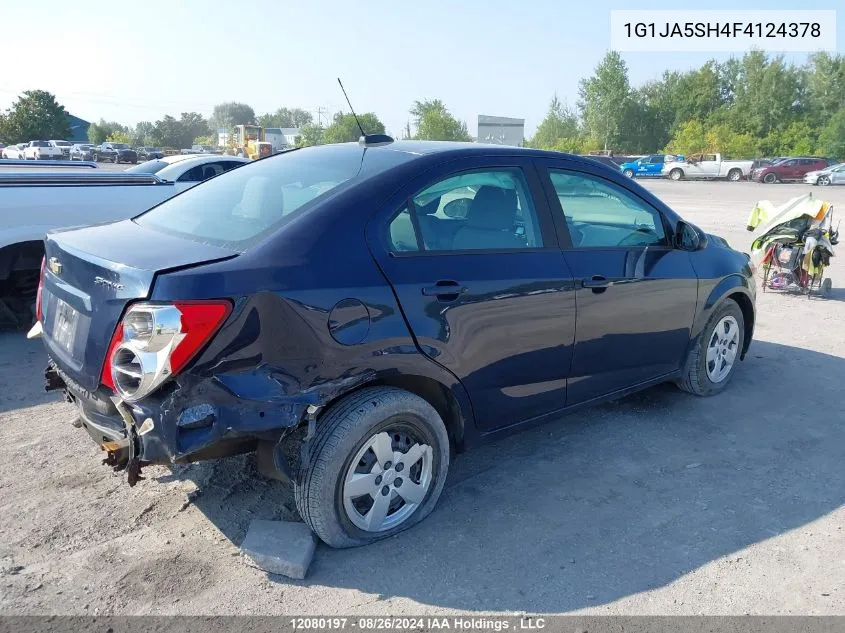 1G1JA5SH4F4124378 2015 Chevrolet Sonic