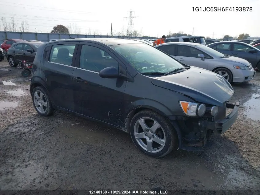 2015 Chevrolet Sonic VIN: 1G1JC6SH6F4193878 Lot: 12140130