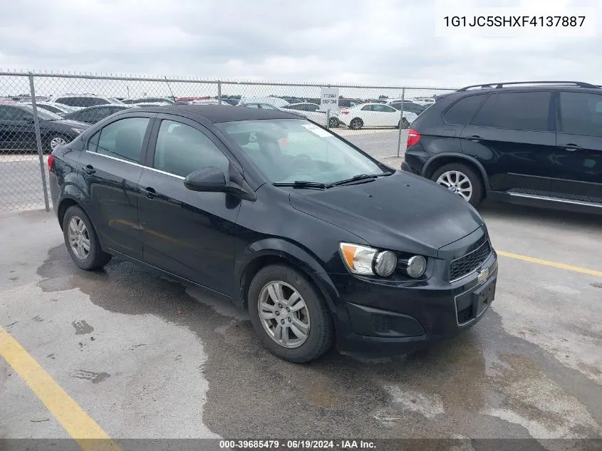 2015 Chevrolet Sonic Lt Auto VIN: 1G1JC5SHXF4137887 Lot: 39685479