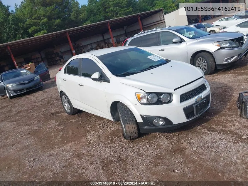 1G1JE5SB6F4162419 2015 Chevrolet Sonic Ltz Auto