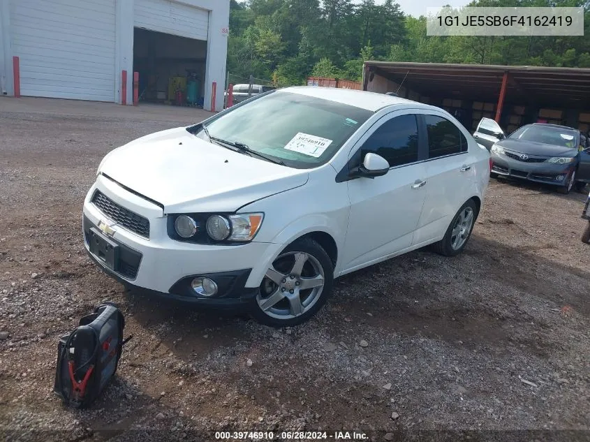 1G1JE5SB6F4162419 2015 Chevrolet Sonic Ltz Auto