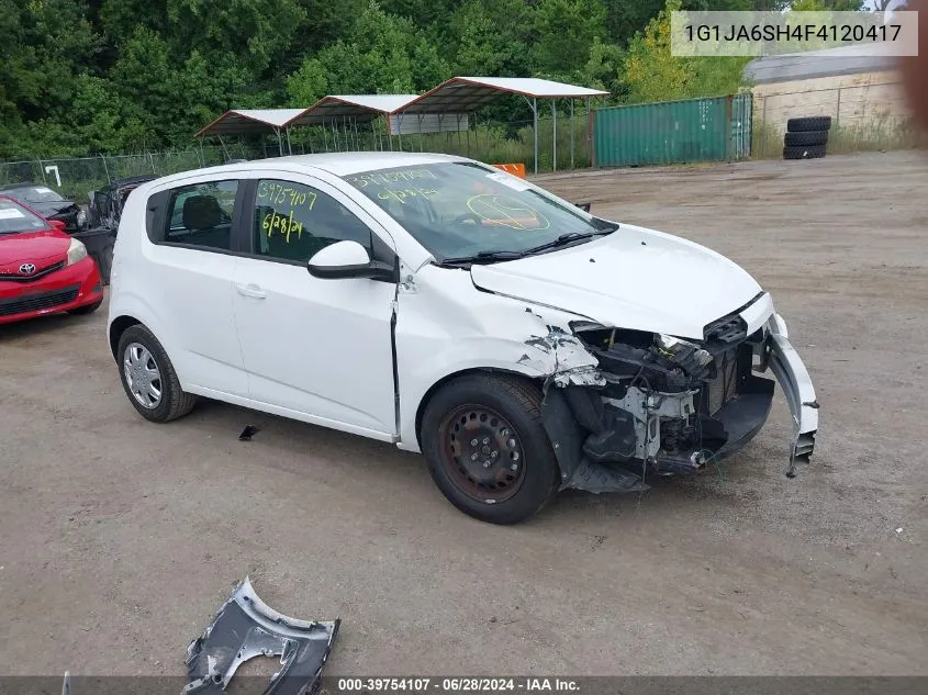 2015 Chevrolet Sonic Ls Auto VIN: 1G1JA6SH4F4120417 Lot: 39754107