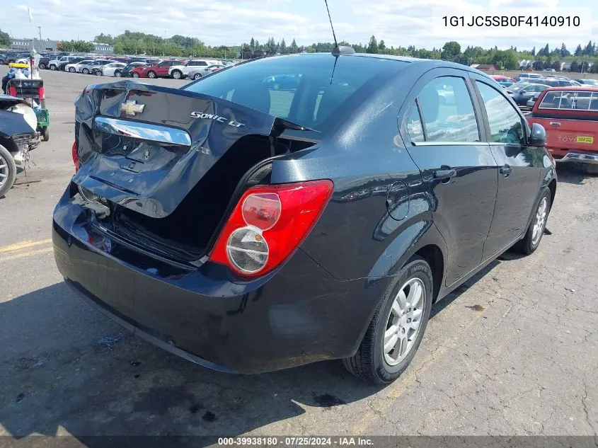 1G1JC5SB0F4140910 2015 Chevrolet Sonic Lt Auto