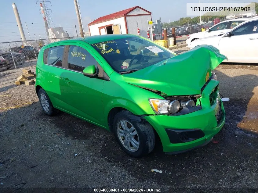 2015 Chevrolet Sonic Lt Auto VIN: 1G1JC6SH2F4167908 Lot: 40030461