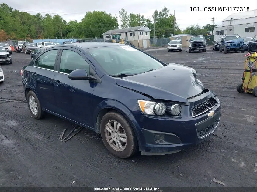 1G1JC5SH6F4177318 2015 Chevrolet Sonic Lt Auto