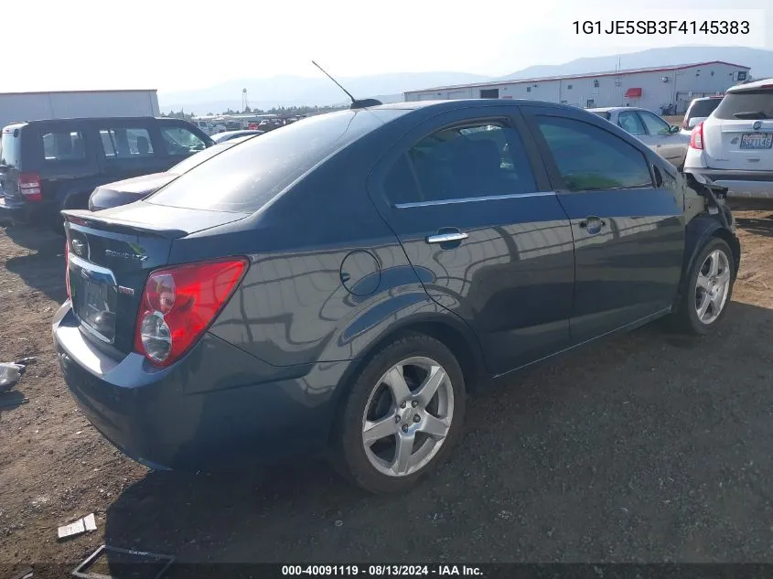 1G1JE5SB3F4145383 2015 Chevrolet Sonic Ltz Auto