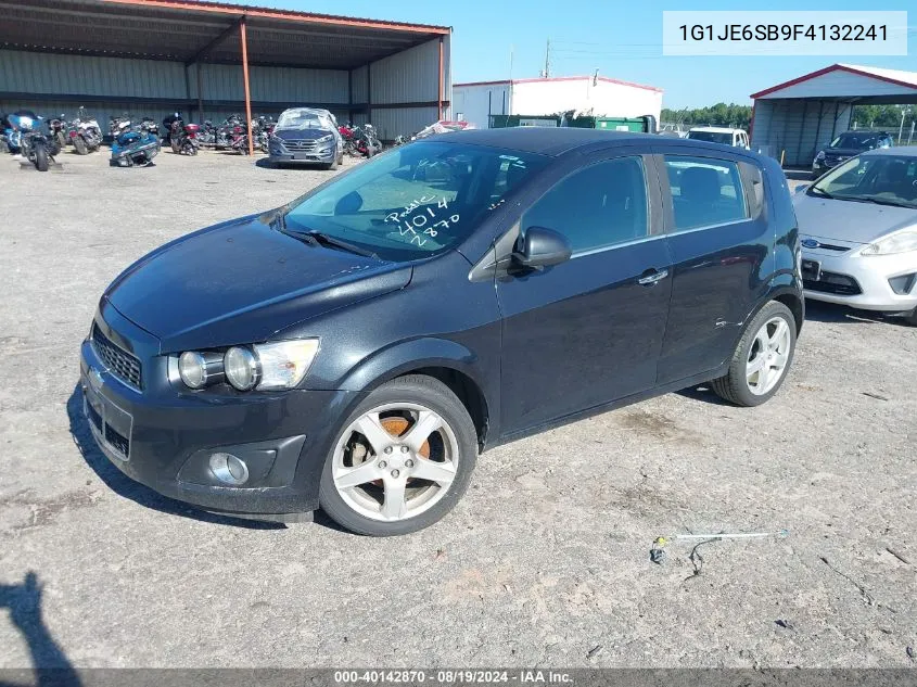 1G1JE6SB9F4132241 2015 Chevrolet Sonic Ltz Auto