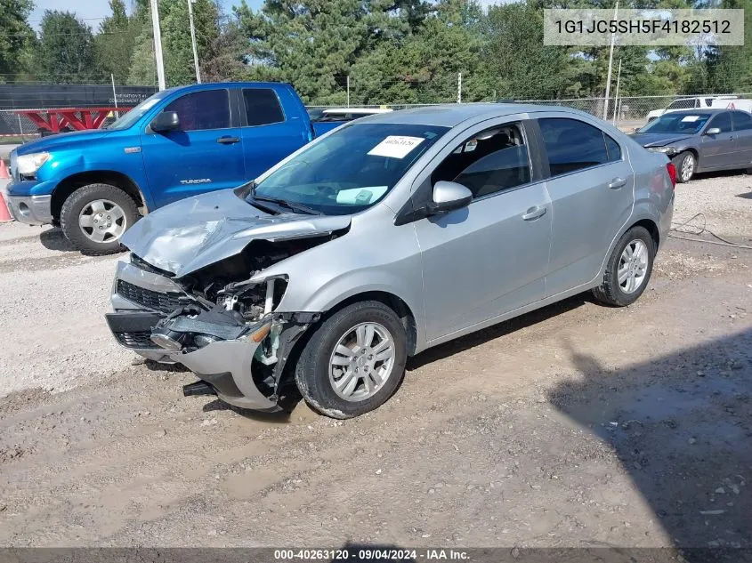 2015 Chevrolet Sonic Lt Auto VIN: 1G1JC5SH5F4182512 Lot: 40263120