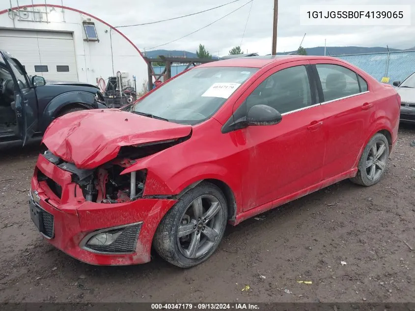 1G1JG5SB0F4139065 2015 Chevrolet Sonic Rs