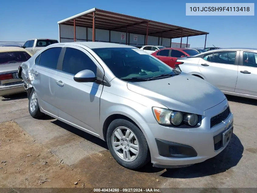 2015 Chevrolet Sonic Lt Auto VIN: 1G1JC5SH9F4113418 Lot: 40434260