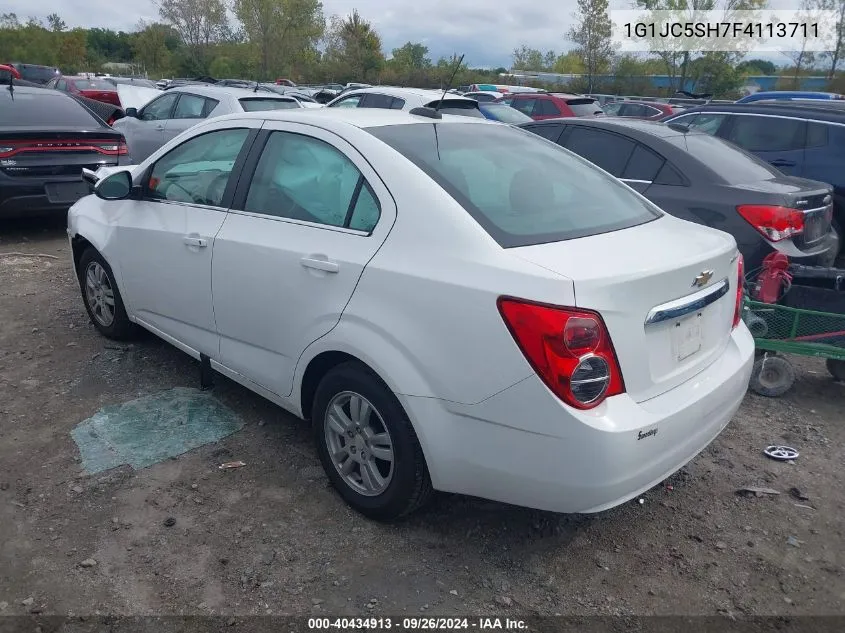 1G1JC5SH7F4113711 2015 Chevrolet Sonic Lt Auto