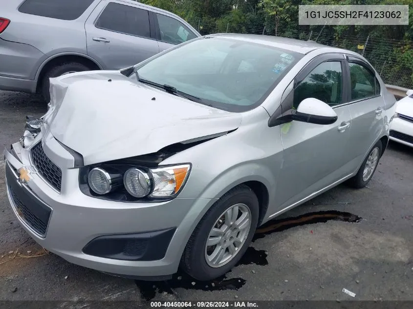 2015 Chevrolet Sonic Lt Auto VIN: 1G1JC5SH2F4123062 Lot: 40450064