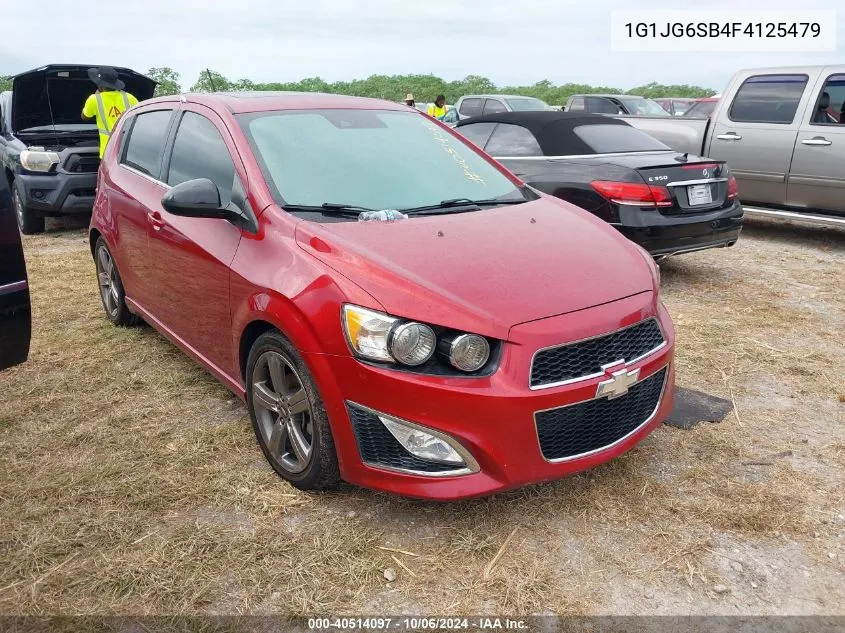 1G1JG6SB4F4125479 2015 Chevrolet Sonic Rs