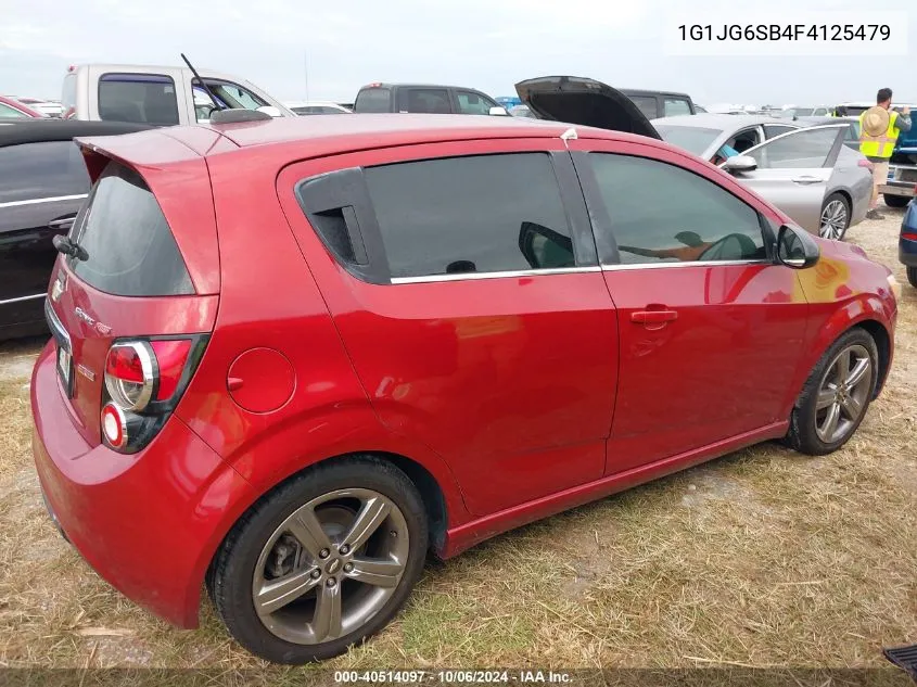 1G1JG6SB4F4125479 2015 Chevrolet Sonic Rs