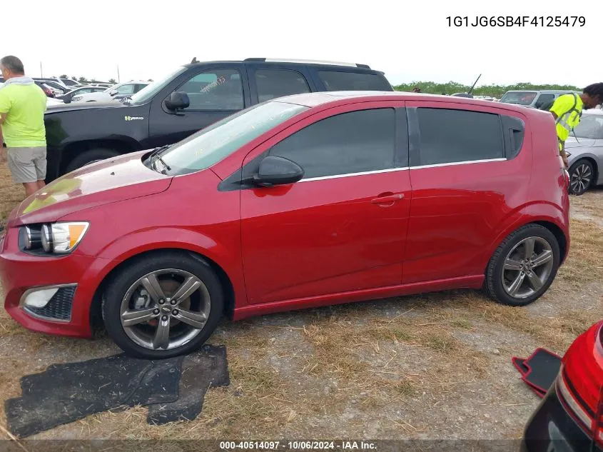 1G1JG6SB4F4125479 2015 Chevrolet Sonic Rs