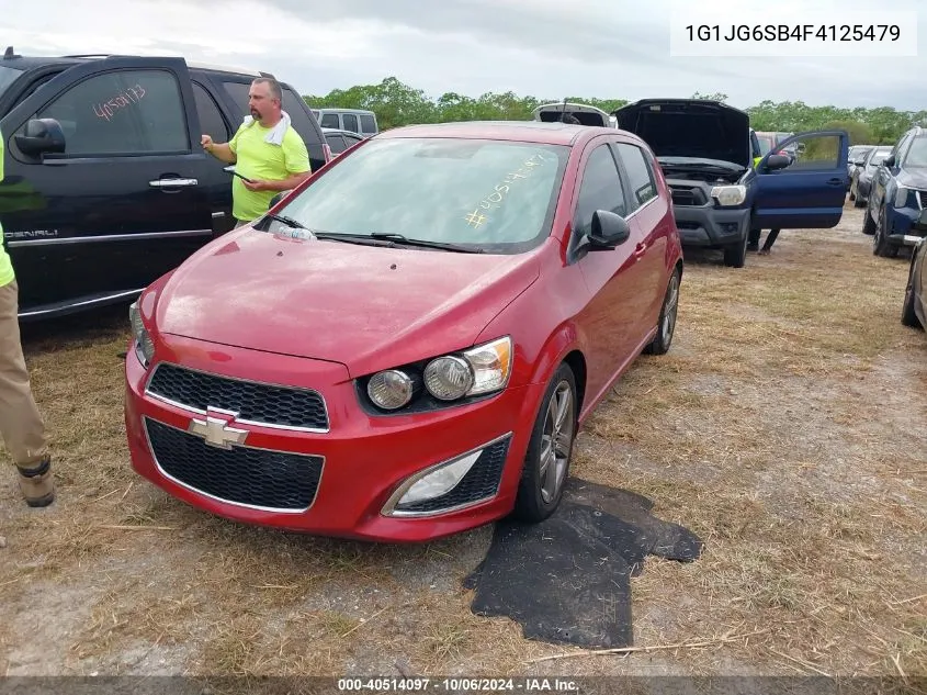 1G1JG6SB4F4125479 2015 Chevrolet Sonic Rs