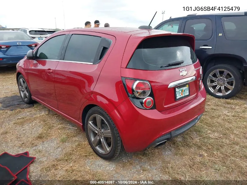 1G1JG6SB4F4125479 2015 Chevrolet Sonic Rs