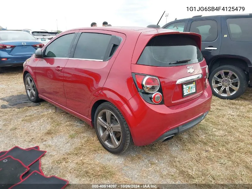 1G1JG6SB4F4125479 2015 Chevrolet Sonic Rs