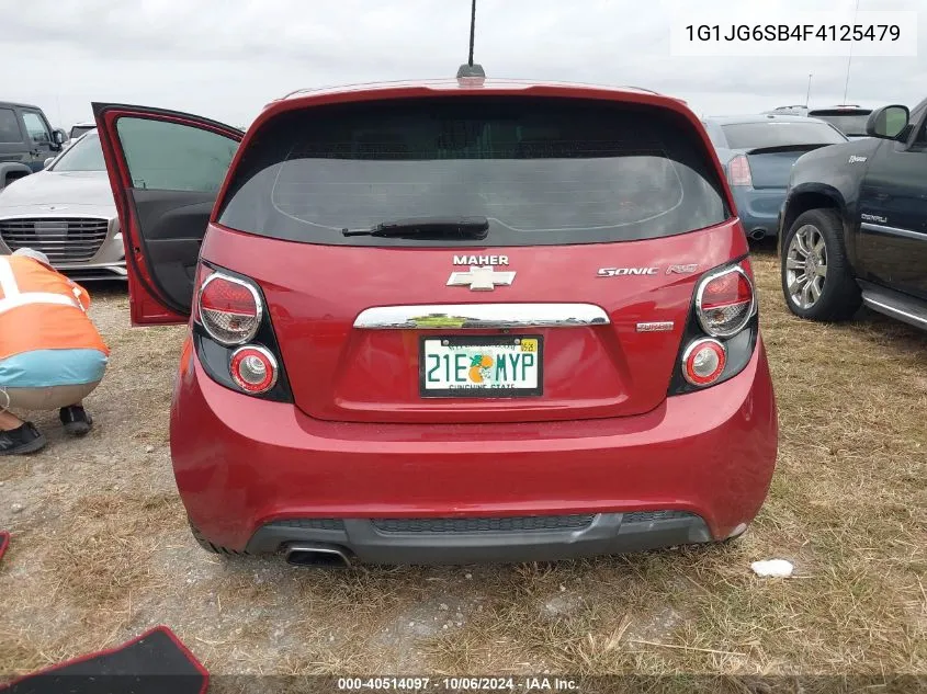 1G1JG6SB4F4125479 2015 Chevrolet Sonic Rs