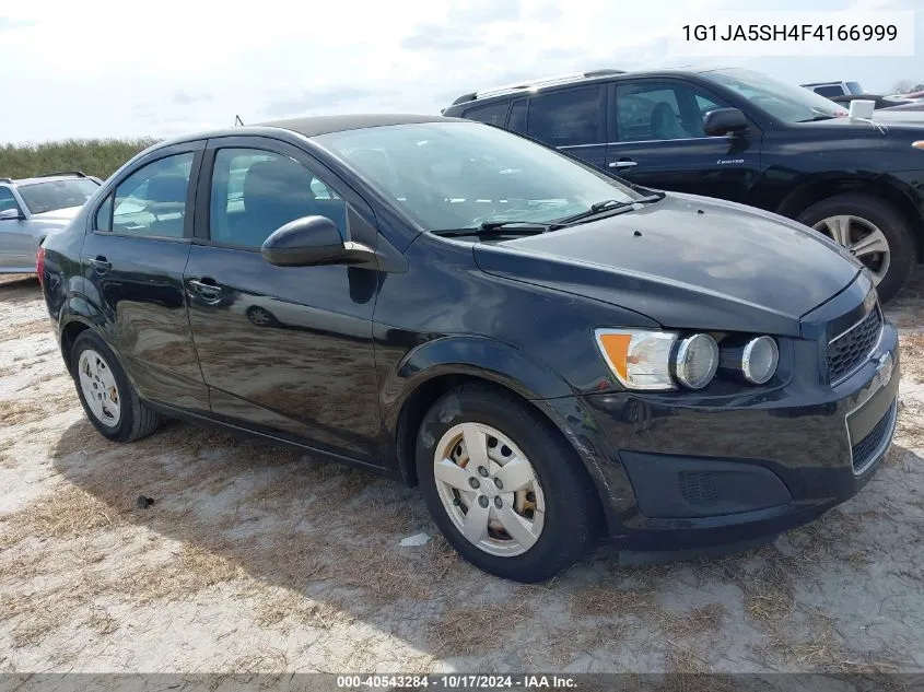 2015 Chevrolet Sonic Ls Auto VIN: 1G1JA5SH4F4166999 Lot: 40543284