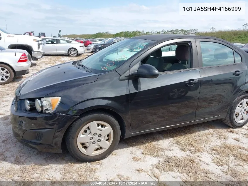 2015 Chevrolet Sonic Ls Auto VIN: 1G1JA5SH4F4166999 Lot: 40543284