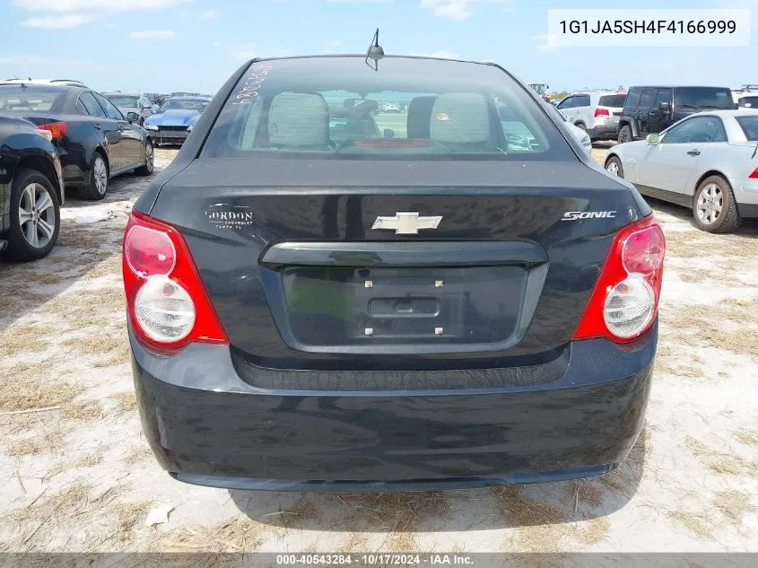 2015 Chevrolet Sonic Ls Auto VIN: 1G1JA5SH4F4166999 Lot: 40543284