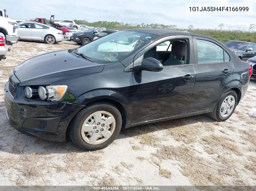 2015 Chevrolet Sonic Ls Auto VIN: 1G1JA5SH4F4166999 Lot: 40543284