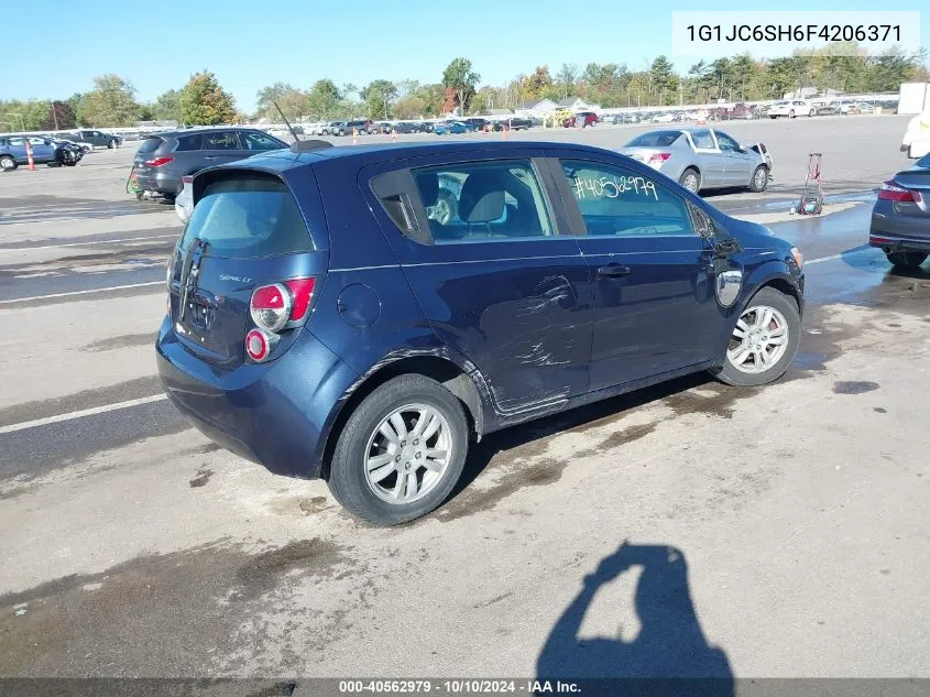 1G1JC6SH6F4206371 2015 Chevrolet Sonic Lt Auto