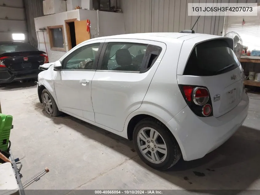 2015 Chevrolet Sonic Lt Auto VIN: 1G1JC6SH3F4207073 Lot: 40565054