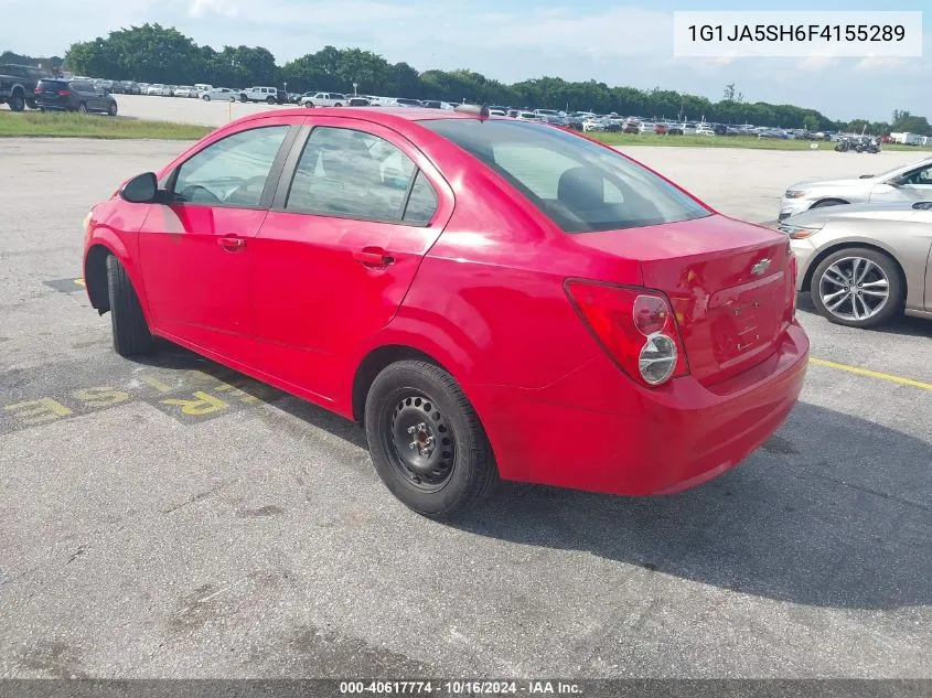 2015 Chevrolet Sonic Ls Auto VIN: 1G1JA5SH6F4155289 Lot: 40617774