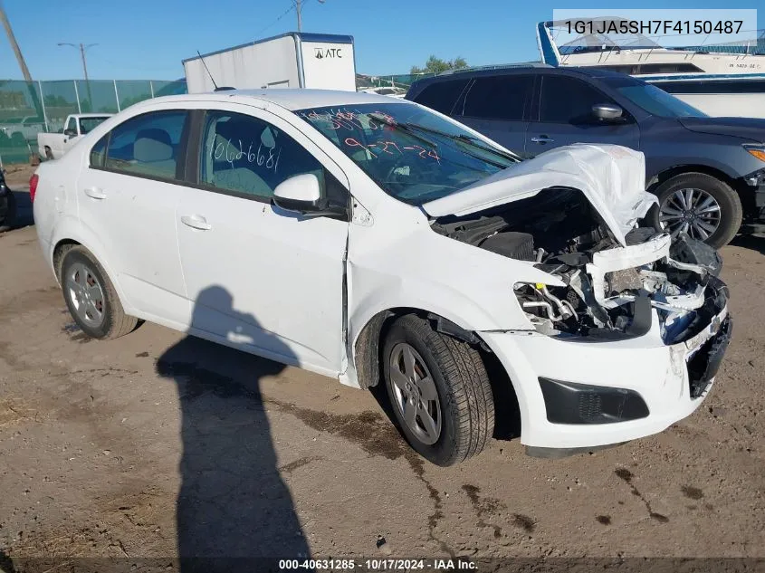 1G1JA5SH7F4150487 2015 Chevrolet Sonic Ls Auto