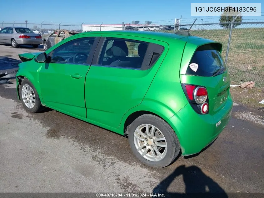 2015 Chevrolet Sonic Lt Auto VIN: 1G1JC6SH3F4183096 Lot: 40716794