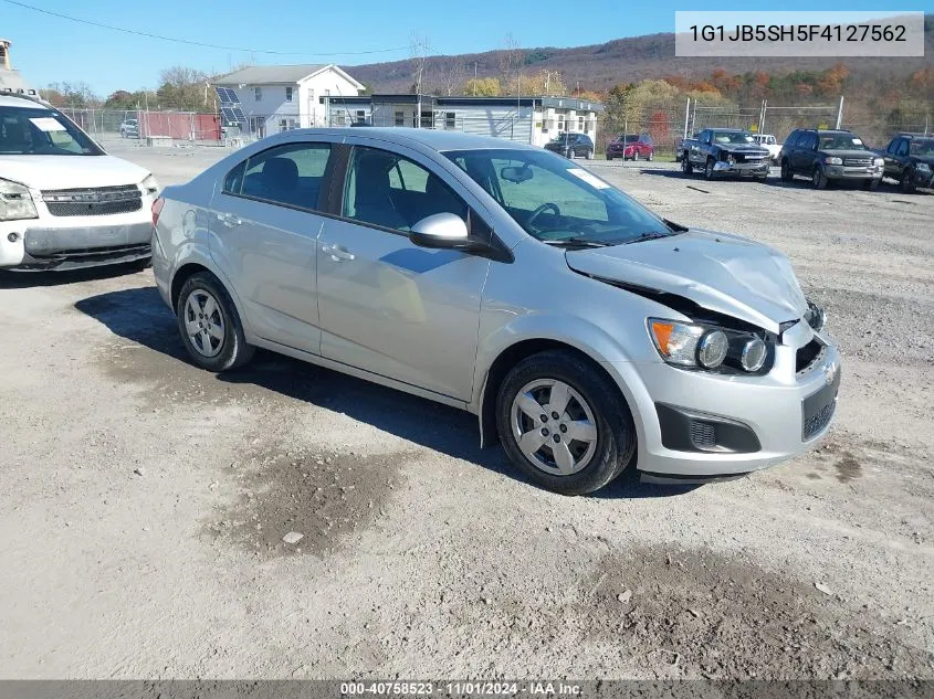 2015 Chevrolet Sonic Ls Manual VIN: 1G1JB5SH5F4127562 Lot: 40758523