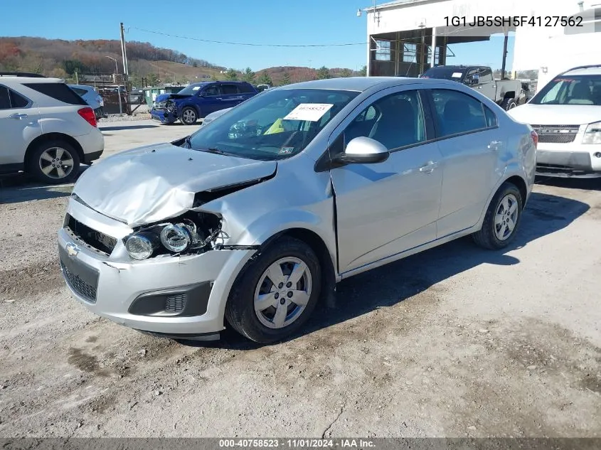 2015 Chevrolet Sonic Ls Manual VIN: 1G1JB5SH5F4127562 Lot: 40758523