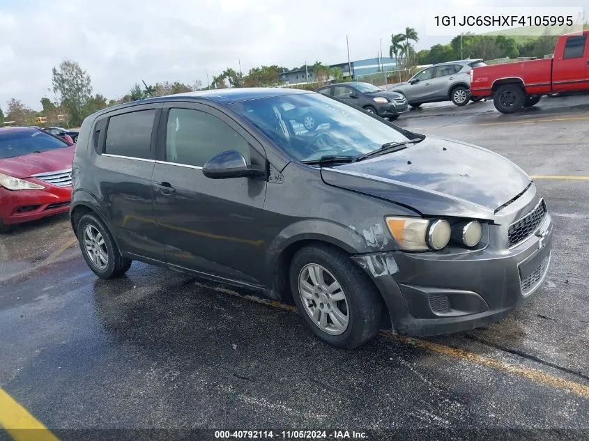 2015 Chevrolet Sonic Lt Auto VIN: 1G1JC6SHXF4105995 Lot: 40792114