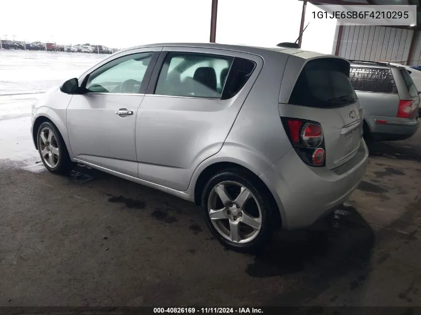 2015 Chevrolet Sonic Ltz VIN: 1G1JE6SB6F4210295 Lot: 40826169