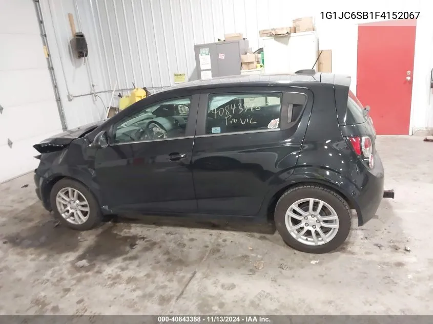 2015 Chevrolet Sonic Lt Auto VIN: 1G1JC6SB1F4152067 Lot: 40843388