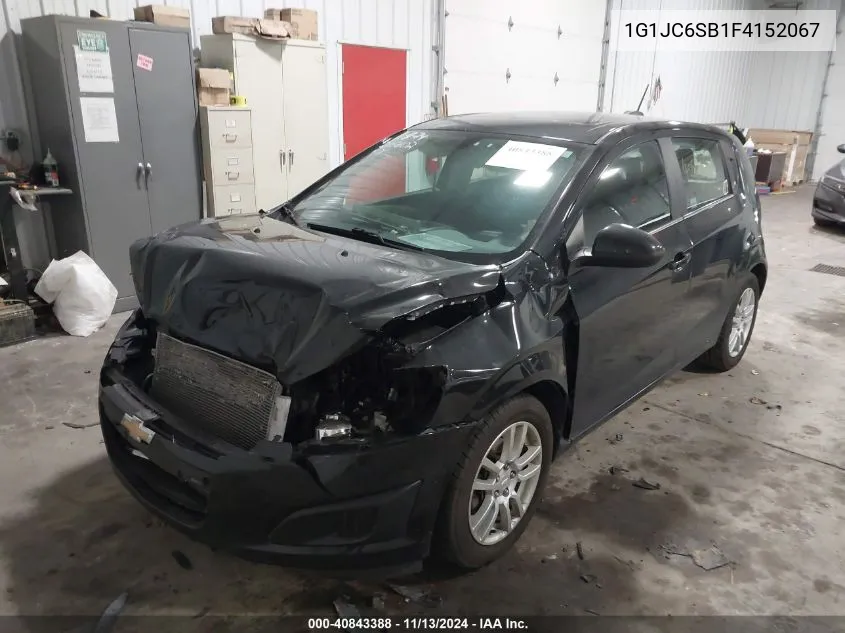 2015 Chevrolet Sonic Lt Auto VIN: 1G1JC6SB1F4152067 Lot: 40843388