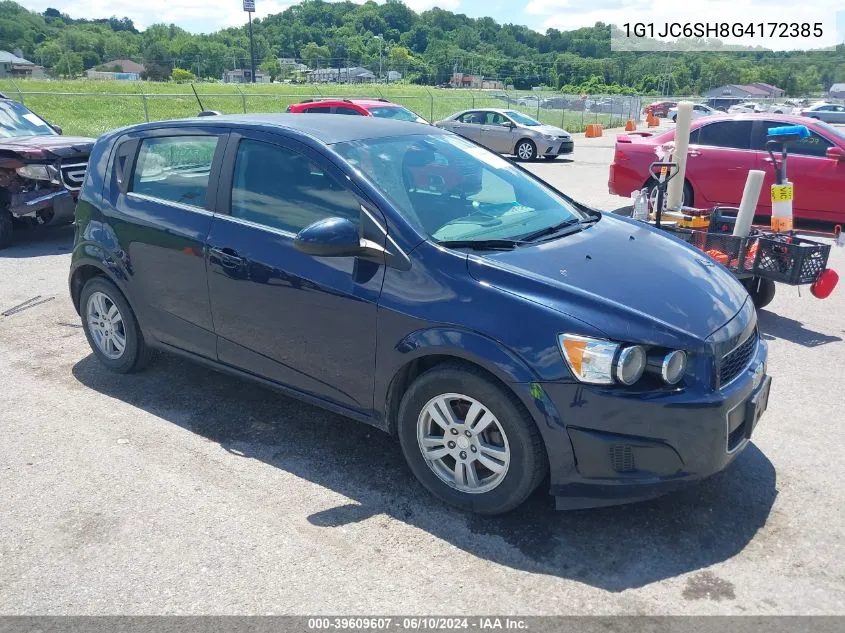 2016 Chevrolet Sonic Lt Auto VIN: 1G1JC6SH8G4172385 Lot: 39609607