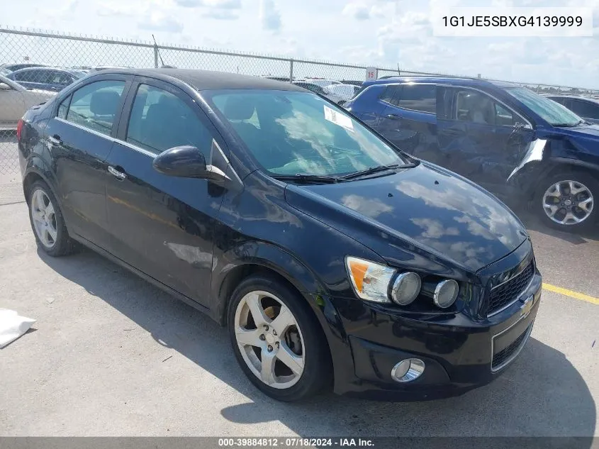 1G1JE5SBXG4139999 2016 Chevrolet Sonic Ltz Auto