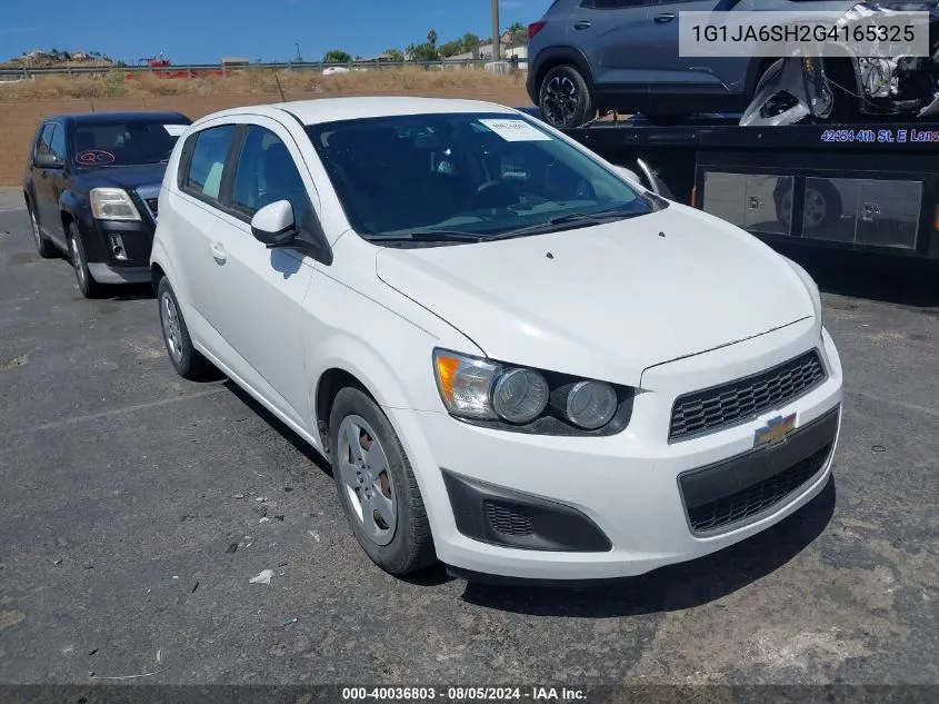 2016 Chevrolet Sonic Ls Auto VIN: 1G1JA6SH2G4165325 Lot: 40036803