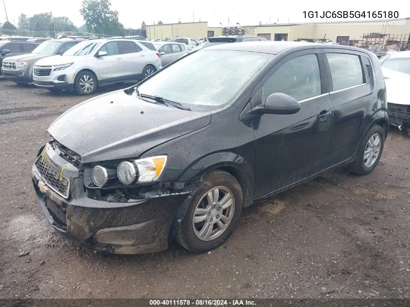 1G1JC6SB5G4165180 2016 Chevrolet Sonic Lt