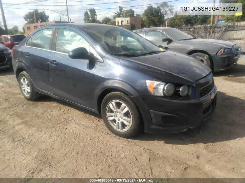 2016 Chevrolet Sonic Lt Auto VIN: 1G1JC5SH9G4139227 Lot: 40385349