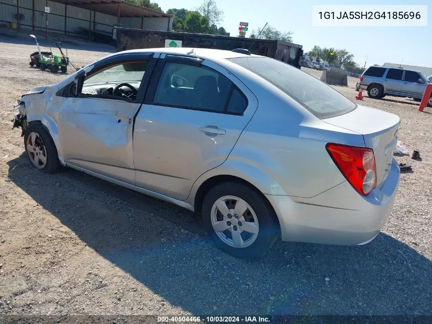 2016 Chevrolet Sonic Ls Auto VIN: 1G1JA5SH2G4185696 Lot: 40504466