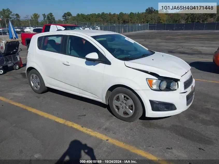 2016 Chevrolet Sonic Ls Auto VIN: 1G1JA6SH4G4171448 Lot: 40618169