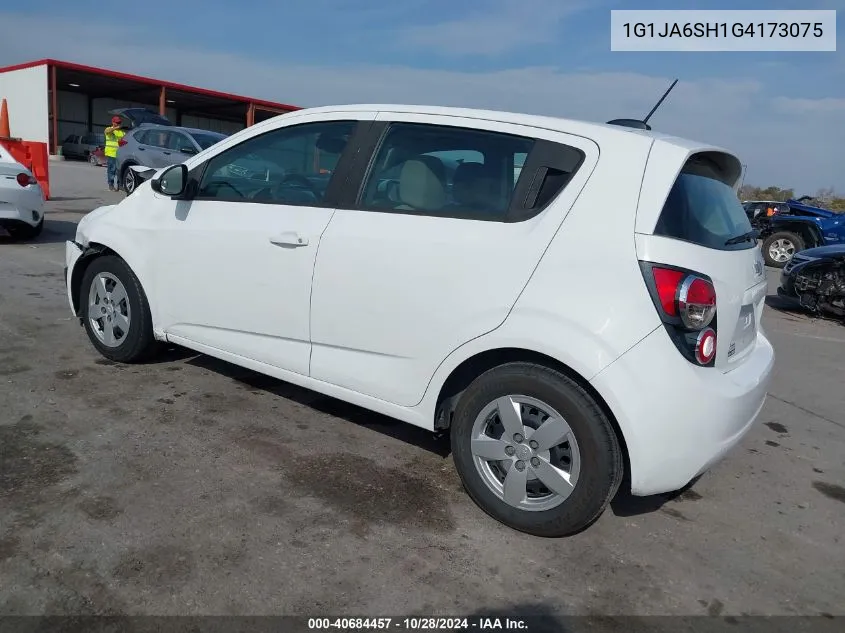 1G1JA6SH1G4173075 2016 Chevrolet Sonic Ls Auto