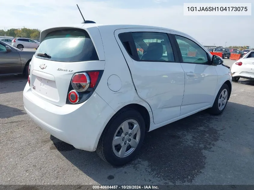 1G1JA6SH1G4173075 2016 Chevrolet Sonic Ls Auto